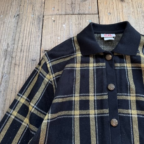 〜90’s acrylic knit shirt 367