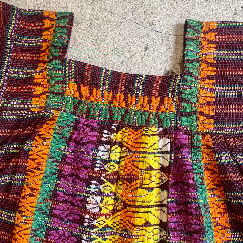 グアテマラ刺繍タペストリービンテージパヤ