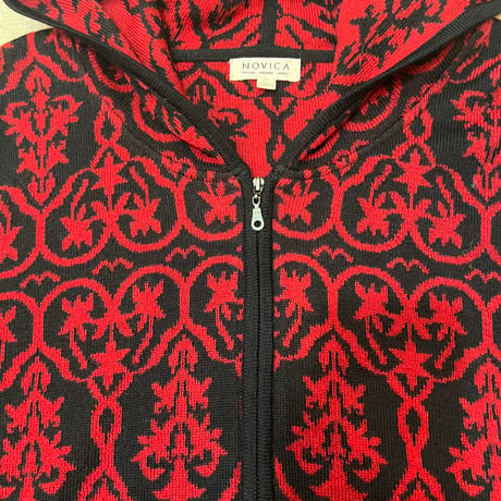 alpaka knit zip up foodie 370
