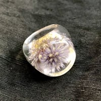 nooca 　シグネットリング　ルリタマアザミ　12号