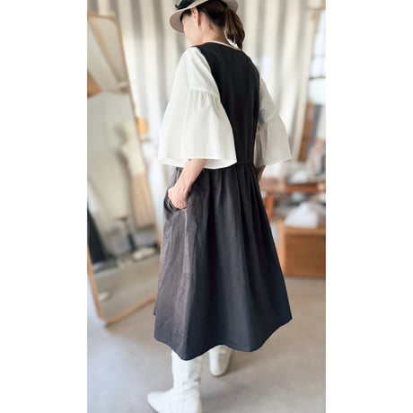 millim　ギャザージャンパースカート