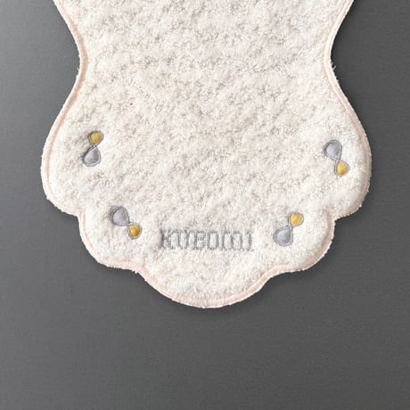 ｜汗とりパットにもなる オーガニック刺繍タオル