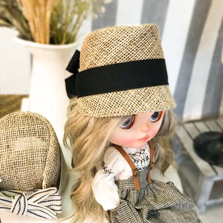 kubomi [クボミ] 麦わら帽子 スタイ よだれかけ 出産祝いに最適な