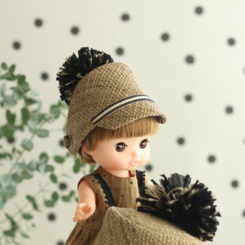 Belle de poupee 麦わら帽子 Belle de poupee 麦わら帽子 Belle de poupee 麦わら帽子 NOIR DE