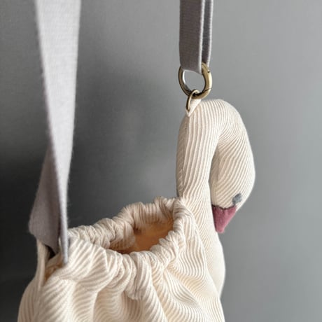 【 スワンバッグ 】白鳥・黒鳥　ショルダーバッグ｜8月末発送