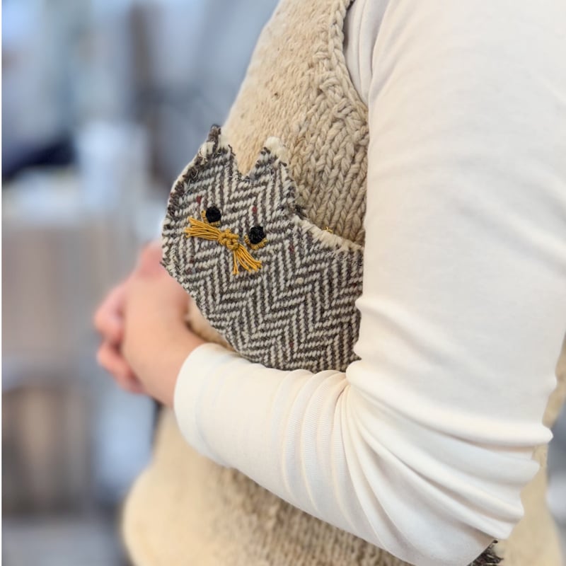 ねこ型ポーチ 】 メガネ&ペンケース｜11月下旬発送 | kubomi [クボミ