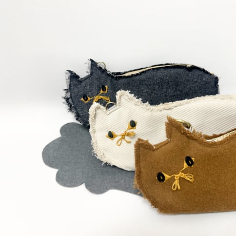【 ねこBag 】 ボディーバッグ 取手付き｜7月末発送