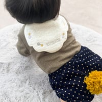 ｜汗とりパットにもなる オーガニック刺繍タオル