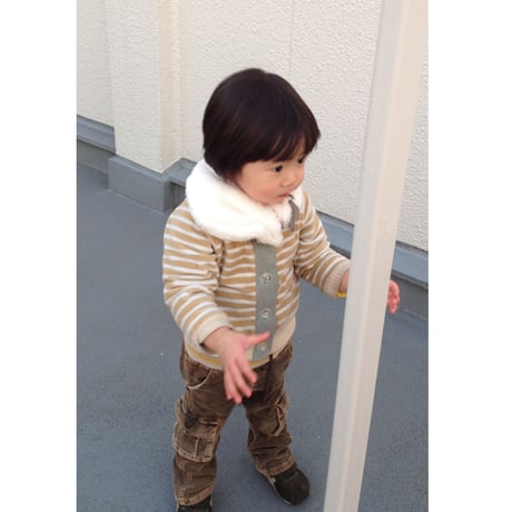 あひるのマフラー　オーガニックコットン　S・Lサイズ