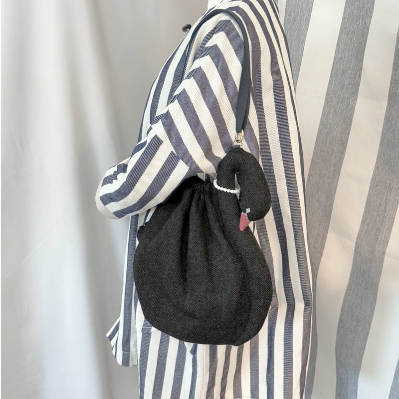 未使用 Baggu スワンバッグ ホワイト BAGGU】国内未入荷3色☆スワンバッグ Swan bag