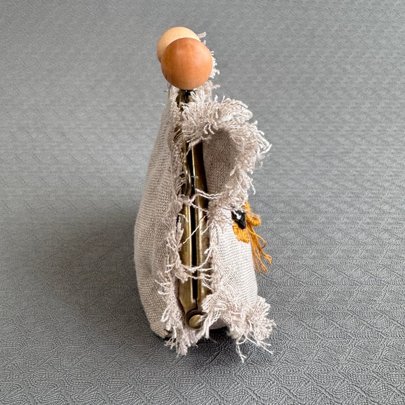 ねこフェイス がま口ポーチ 】 ｜8月中旬〜下旬発送 | kubomi