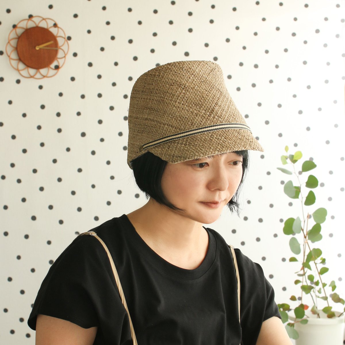 【新品未使用】【お値下げ】kubomi クボミ 麦わら帽子　58cm(大人用) fit=scale-down,w=1200