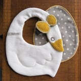  kubomi [クボミ] 麦わら帽子 スタイ よだれかけ 出産祝いに最適なベビーグッズ 