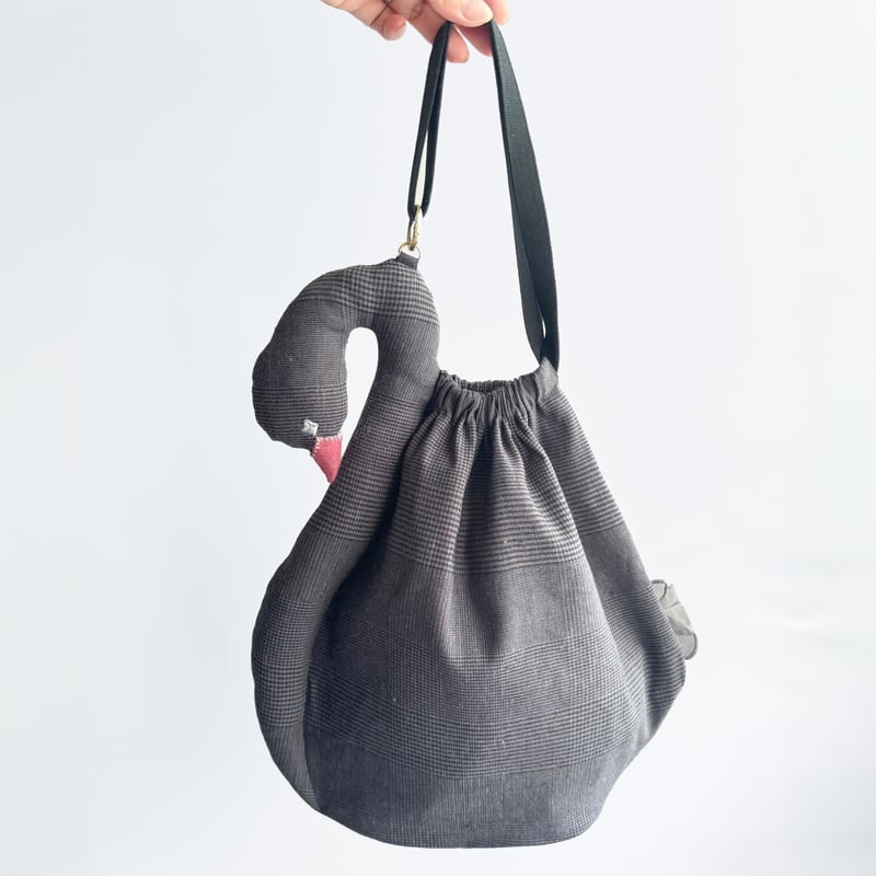 スワンバッグ 】白鳥・黒鳥 ショルダーバッグ｜8月中旬〜下旬