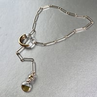 Ring Long Necklace / Gold
