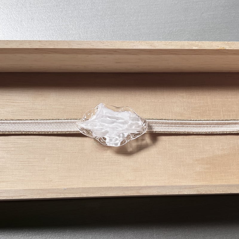 帯留めh Prices down2）螺鈿、シルバー925使用 帯留め「ブルー、ピンク