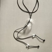 Bonbig Long Necklace  Clear