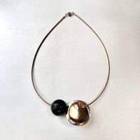 Bonbon Necklace　Gold+Black