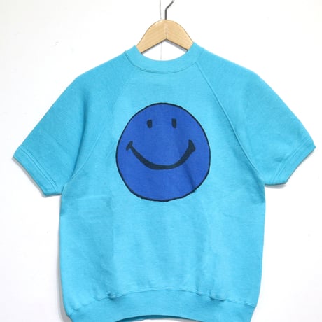 COPY CAT : "SMILE" S/S Sweat - Lt.Blue×Blue