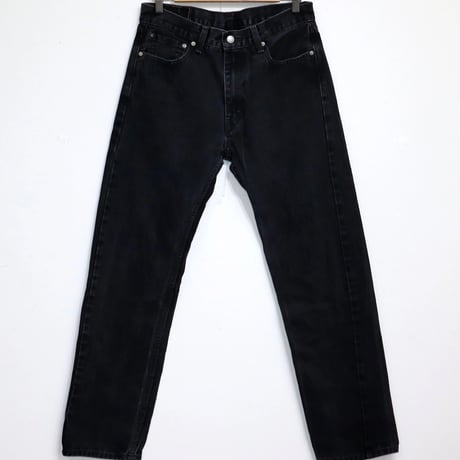 used : (Levi's) 505 black denim pants  33×34