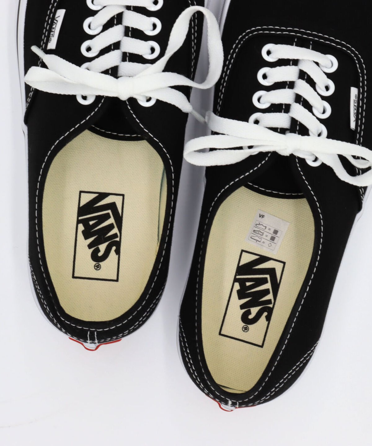 Vans authentic store washed black
