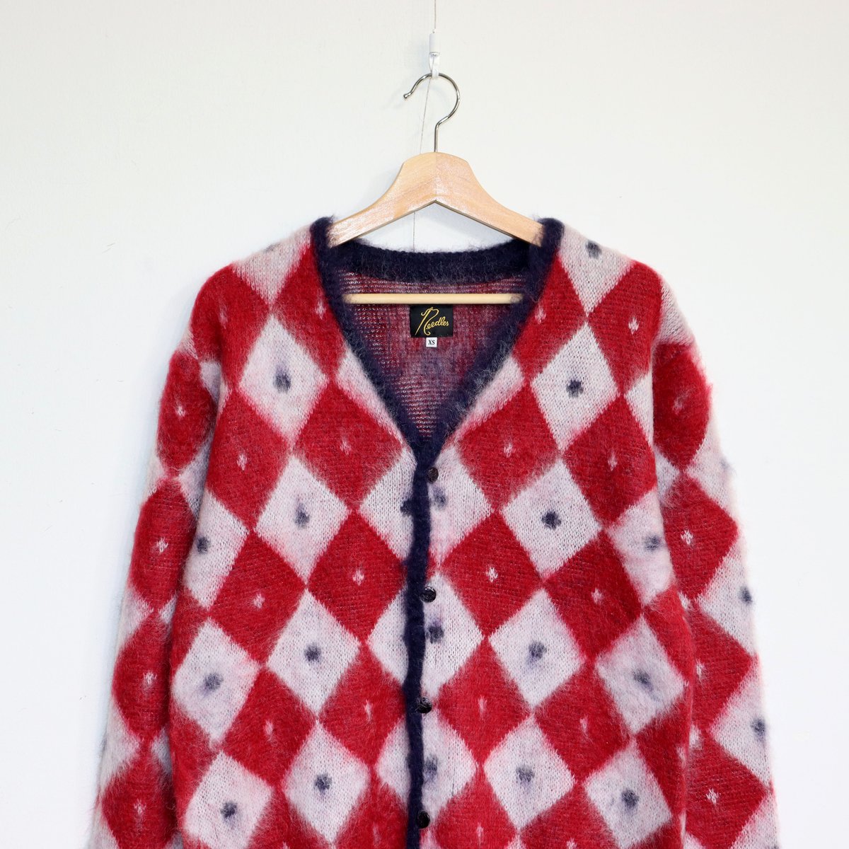 NEEDLES ニードルス モヘアカーディガン GEOMETRIC 2021AW