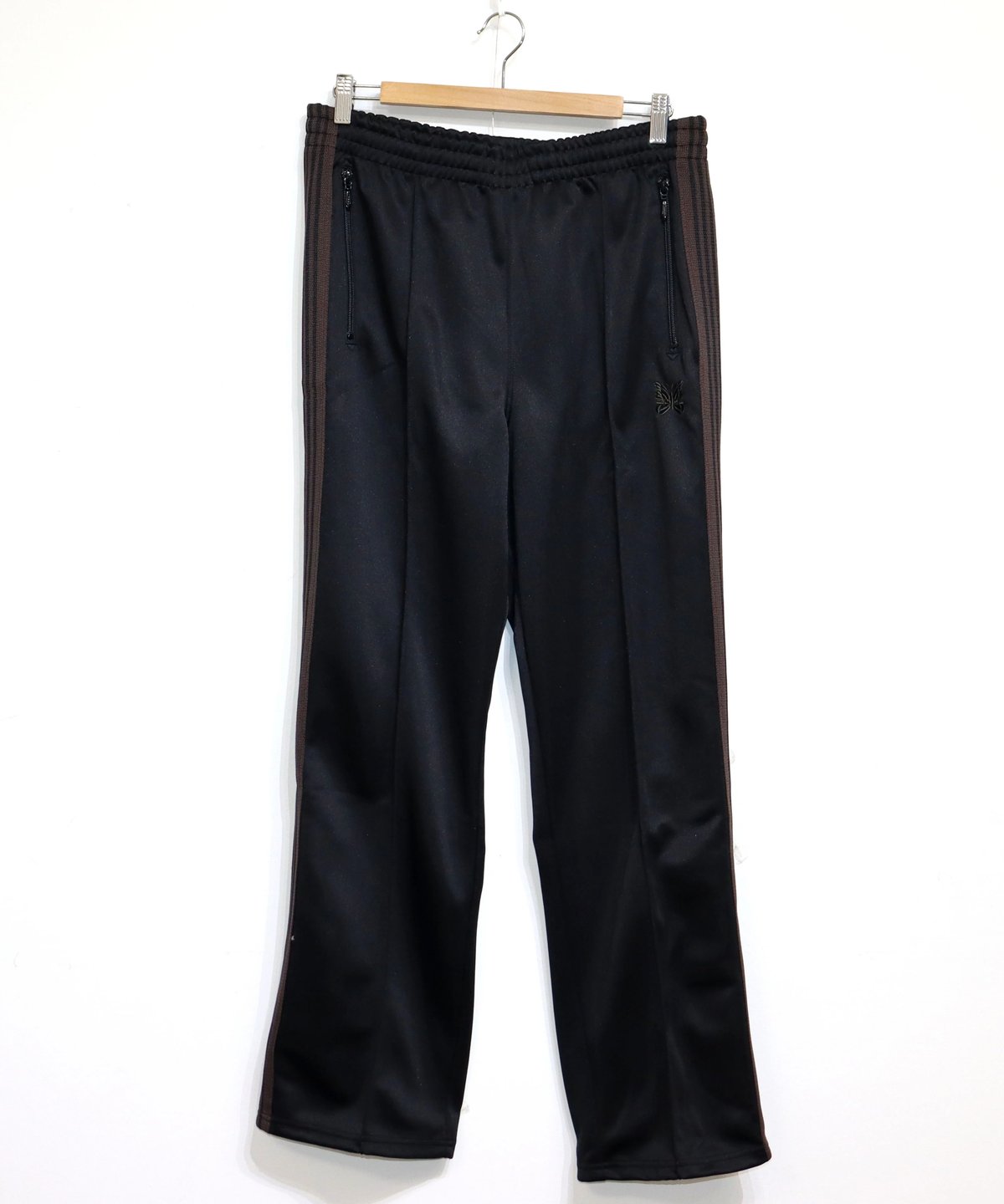 Needles：Track Pant - Poly Smooth 【Black】 | TAMA