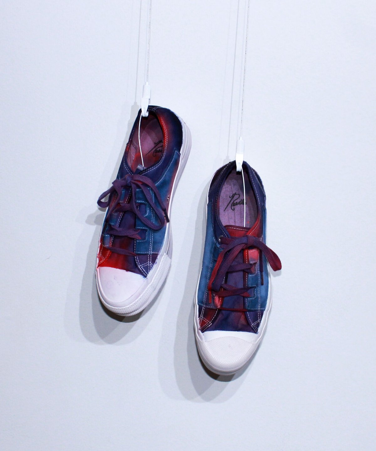 NEEDLES Asymmetric Ghillie Sneaker OverDye Paint, Drops