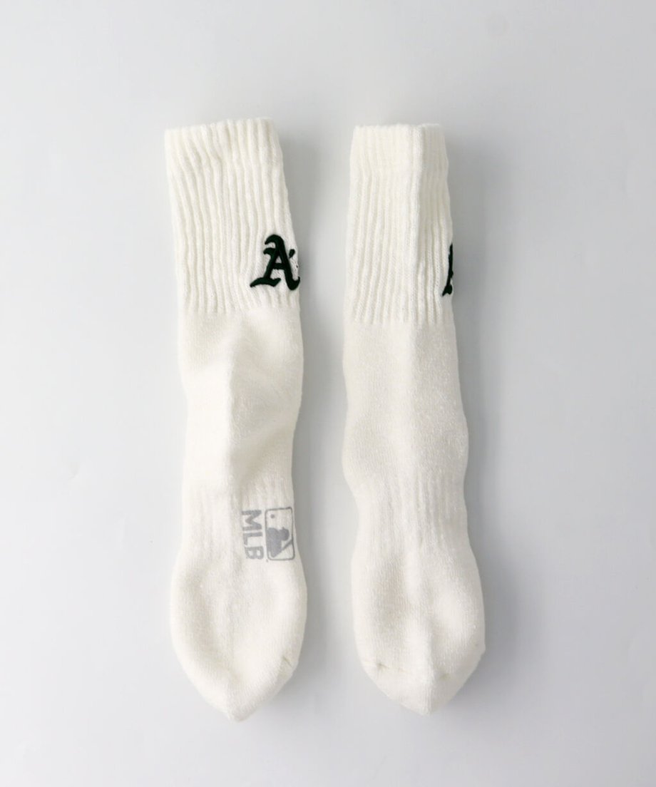 MLB×ROSTER SOX ：MLB128 B3D MLB SOCKS OAK T...