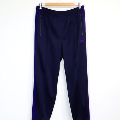 Needles：Zipped Track Pant - Poly Smooth 【Navy】