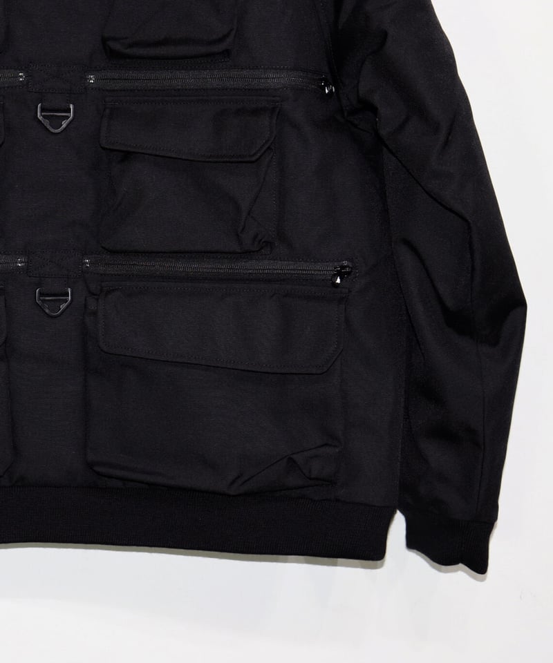 South2 West8：MULTI-POCKET ZIPPED DOWN JACKET -