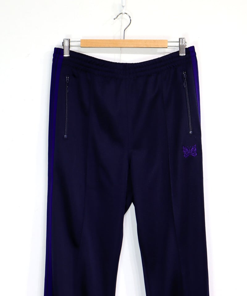 Needles：Zipped Track Pant - Poly Smooth 【Navy】