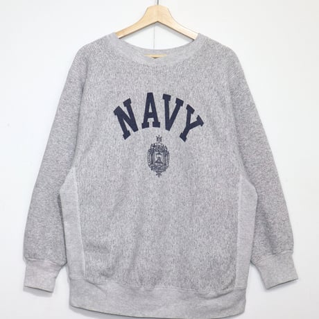 COPYCAT : "NAVY" Sweat Shirt - Grey #1