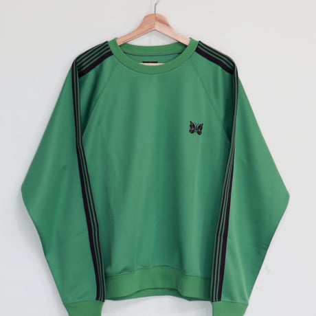Needles：Track Crew Neck Shirt - Poly Smooth 【Green】