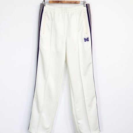 Needles：Track Pant - Poly Smooth 【White】