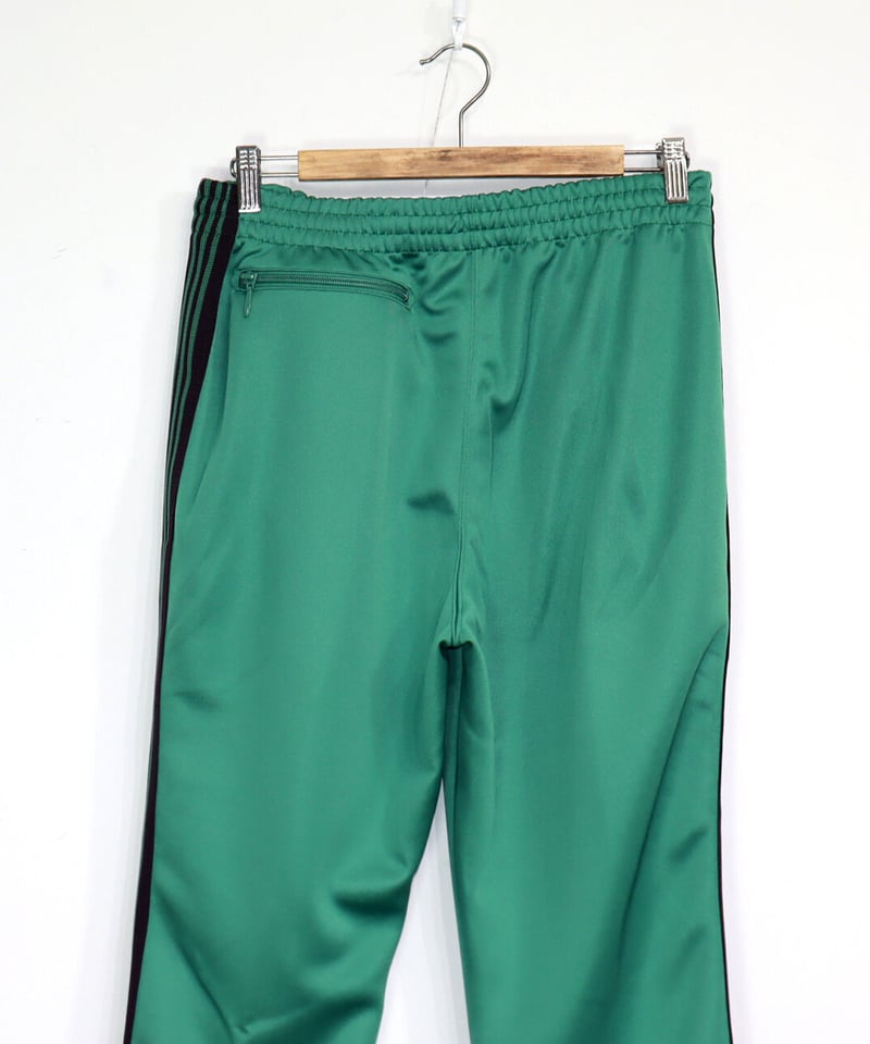 Needles：Boot-Cut Track Pant - Poly Smooth【Green