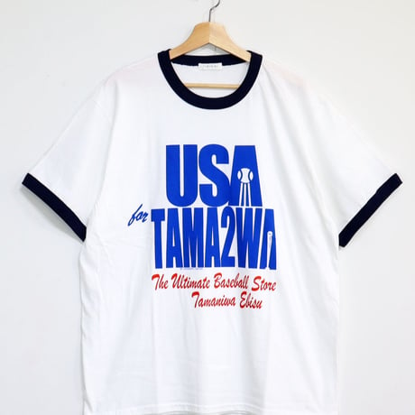TAMANIWA：TMNW-118 USA TAMA2WA RINGER TEE