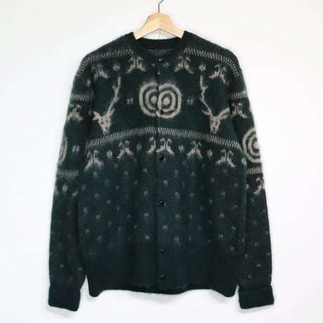 South2 West8：LOOSE FIT CREW NECK CARDIGAN - S2W8 NORDIC