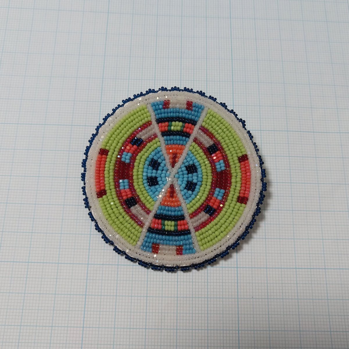 アメリカンインディアン  ネイティヴアメリカン 工芸品 ビーズ刺繍 0_3787cbe5e19fc35bc9c9cef7c5fb