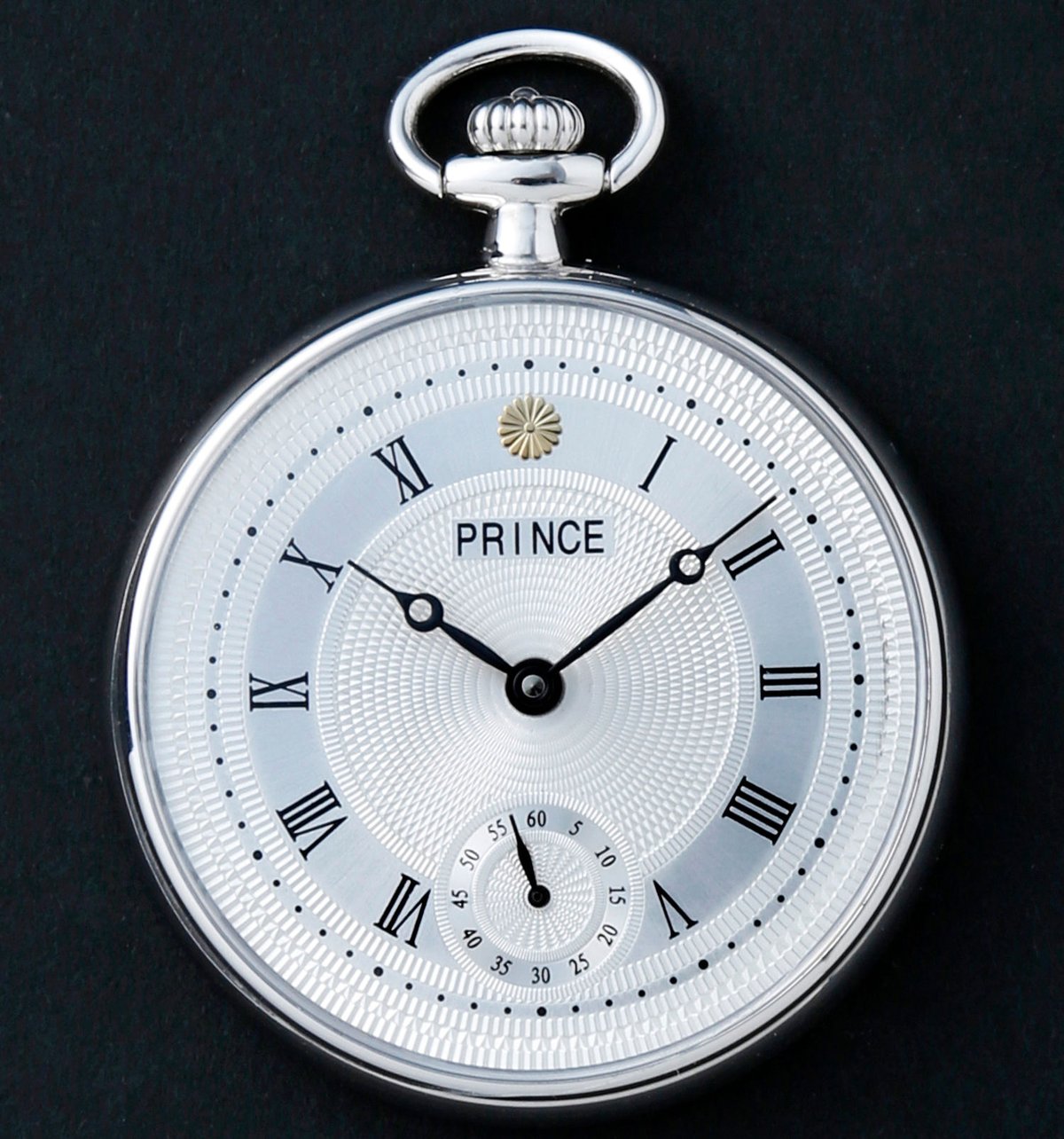 PRINCE銀無垢手巻き懐中時計