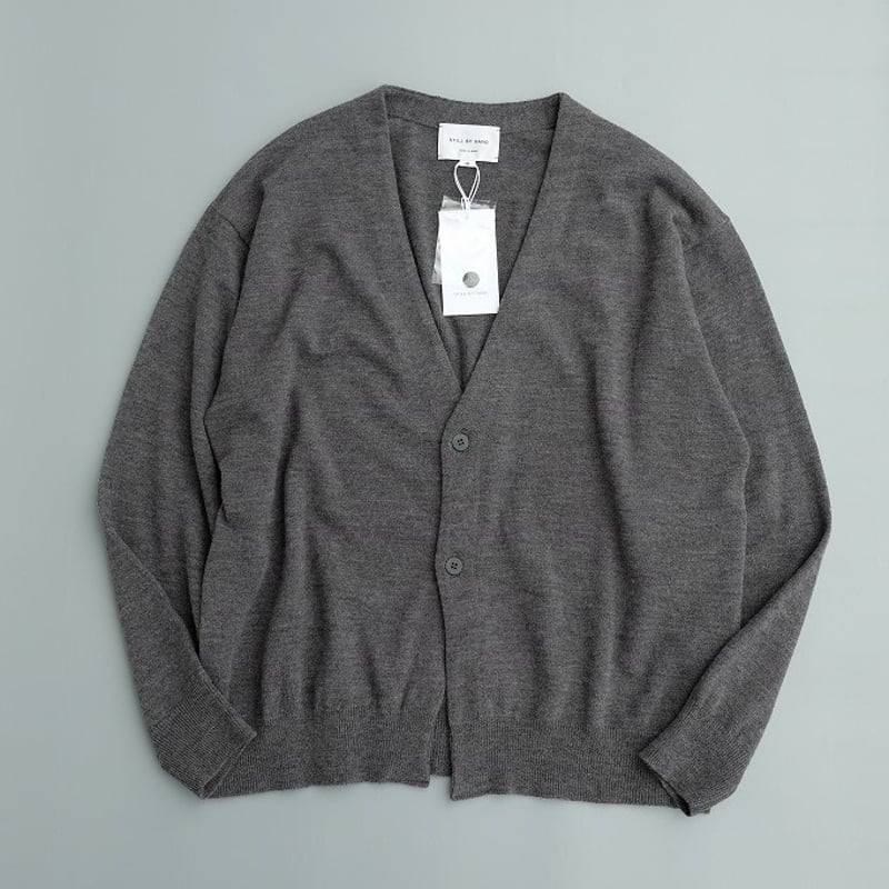 STILL BY HAND(スティルバイハンド) Silk mixed 2B cardig