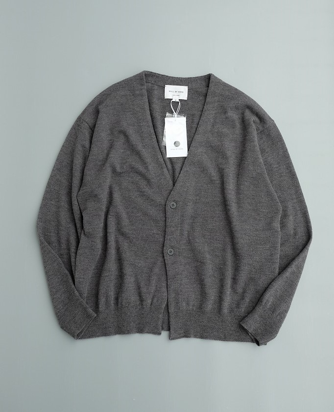STILL BY HAND(スティルバイハンド) Silk mixed 2B cardig