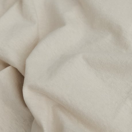 STILL BY HAND(スティルバイハンド)　　　  Cotton Silk Nep　T-Shirt　　CS07252　　　Ecru