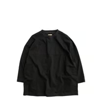 LAMOND(ラモンド)　　  O/C LOOSE FOOTBALL TEE　　　Black
