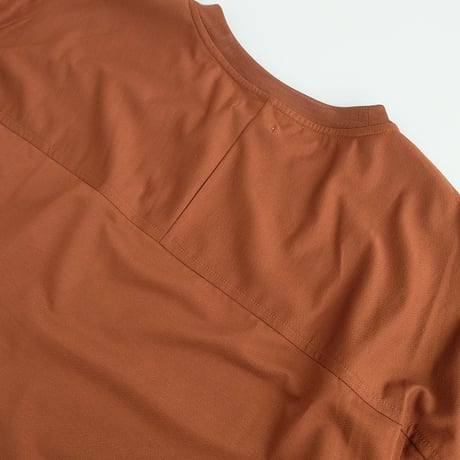 LAMOND  /  STICH WORK COOL TEE　　Brown