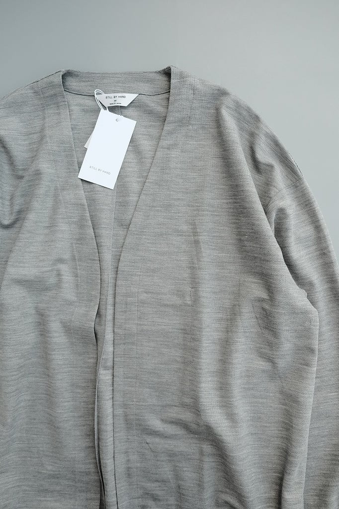 新品 STILL BY HAND Ramie Pique Cardigan 新品 STILL BY HAND Ramie Pique Cardigan