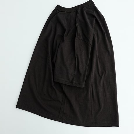 STILL BY HAND(スティルバイハンド)　　　  Cotton Silk Nep　T-Shirt　　CS07252　　　InkBlack