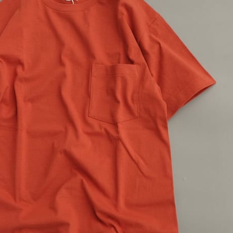 *A VONTADE(アボンタージ)　　  7.5oz Pocket T-Shirts SS 　　　Sunburn Red
