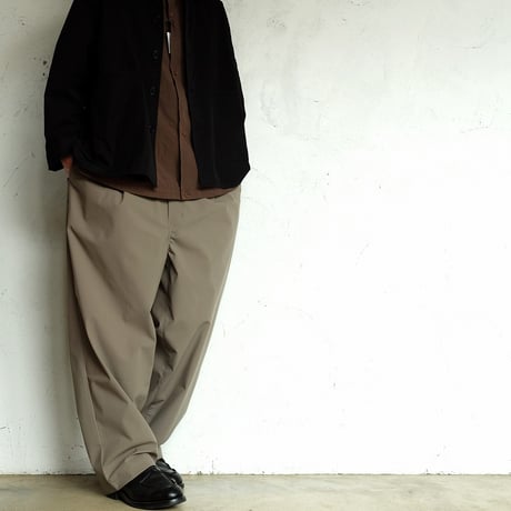 kontor(コントール)　　　  Relaxed-fit  jersey  trousers　　　Ash Gray