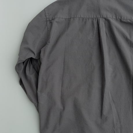 STILL BY HAND(スティルバイハンド)  Garment-dye over shirt　‐Hemp Mix‐　　SH09262　　　Blue Gray
